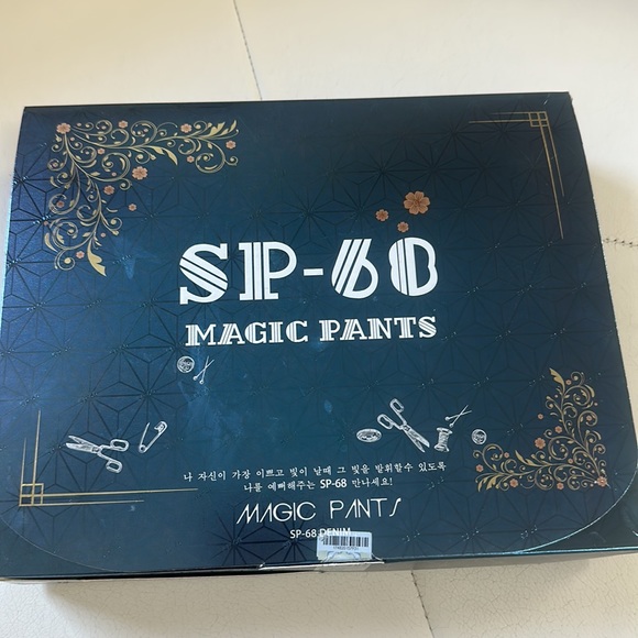 SP-68 Magic Pants from Korea, Black Skinny Petite Denim, O/S - Picture 3 of 10
